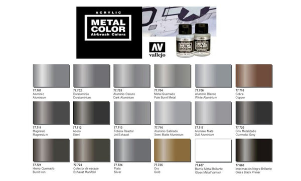 Vallejo Metal Color: Dark Aluminium (77.703) – Gnomish Bazaar