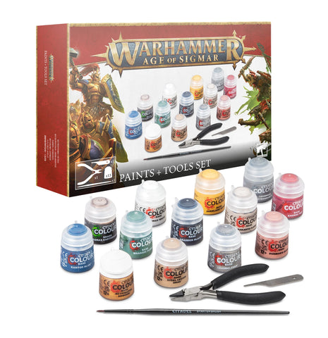 AGE OF SIGMAR - PAINTS+TOOLS (2024)