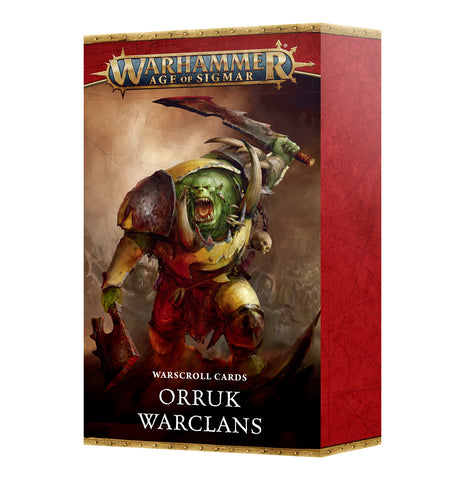 WARSCROLL CARDS: ORRUK WARCLANS