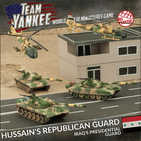 Hussein's Republican Guard (x3 T-72's x 2x Gazelle's Plastic)