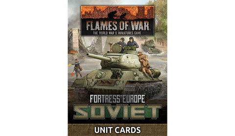 FORTRESS EUROPE - Soviet Unit Cards