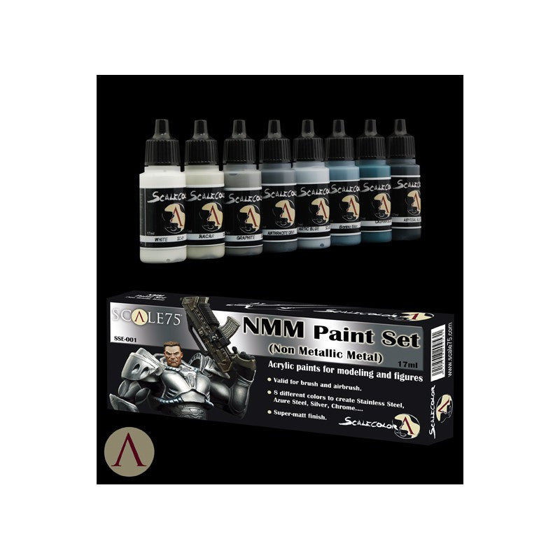 ▷ Paint Set - NMM Steel and Silver