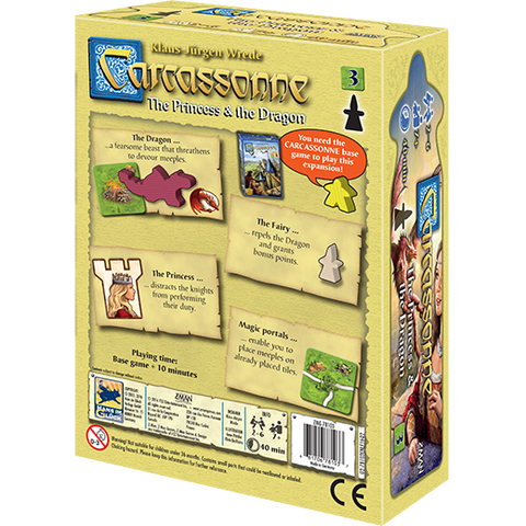 THE PRINCESS & THE DRAGON: Carcassonne Exp 3